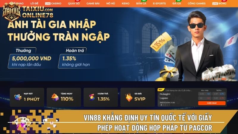 VIN88 - Nhà cái tài xỉu online mang tầm vóc đẳng cấp quốc tế và minh bạch tuyệt đối
