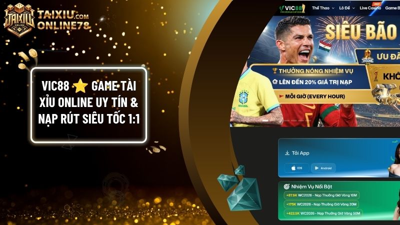 vic88 - VIC88 ⭐️ Nhà Cái Tài Xỉu Đổi Thưởng Đẳng Cấp Quốc Tế - Link Vào VIC88 2026